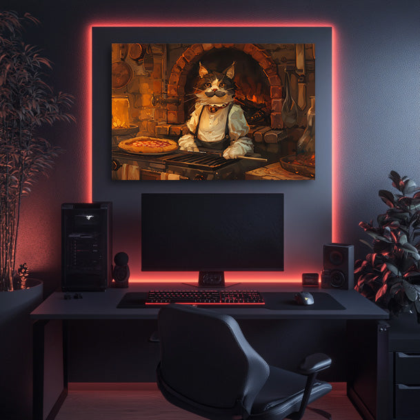 Pizza and Paws Wall Art