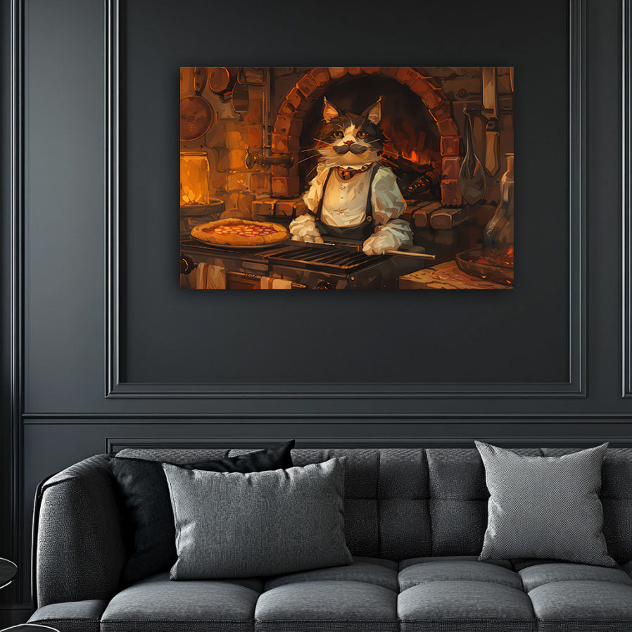 Pizza and Paws Wall Art