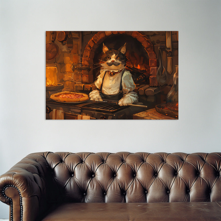 Pizza and Paws Wall Art