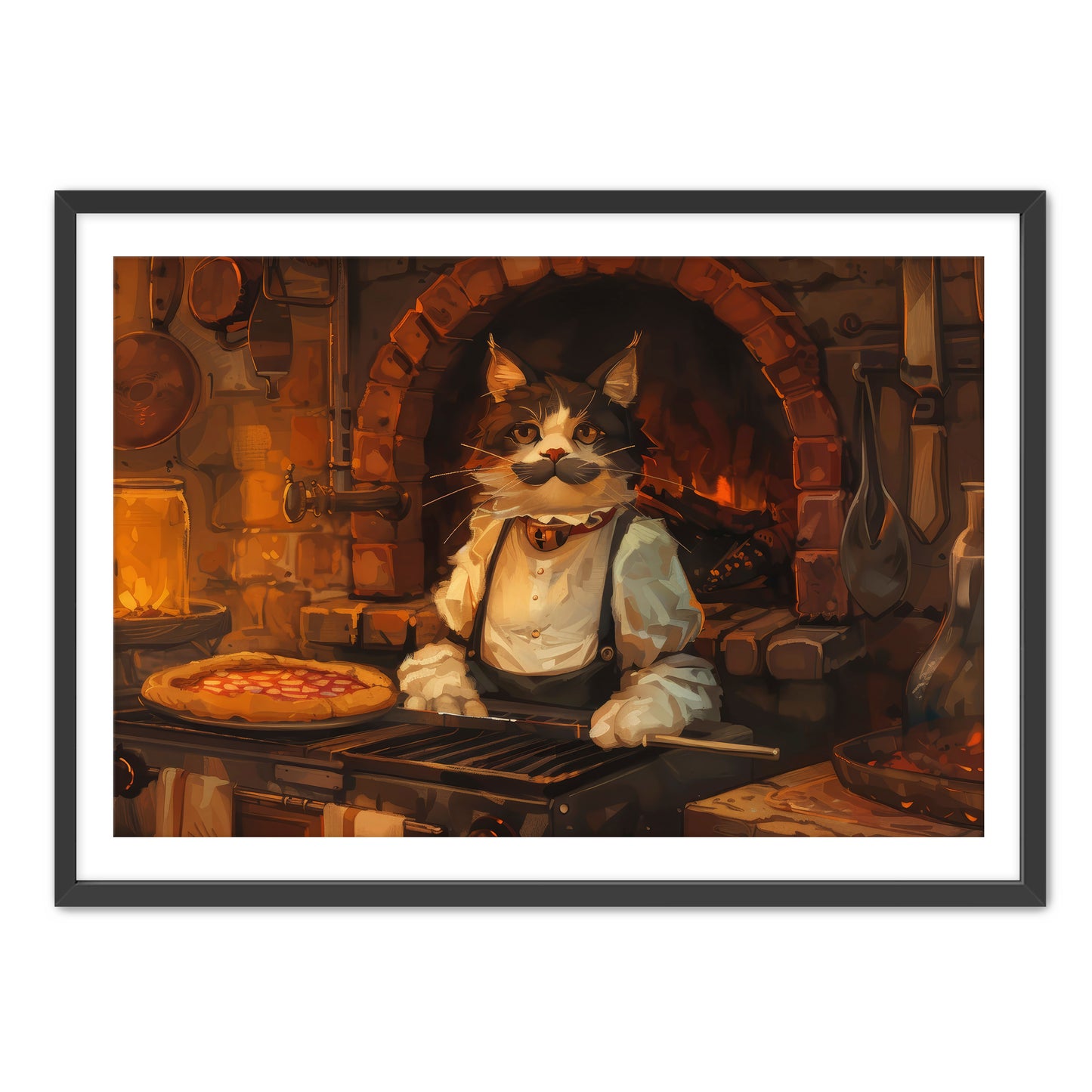 Pizza and Paws Wall Art