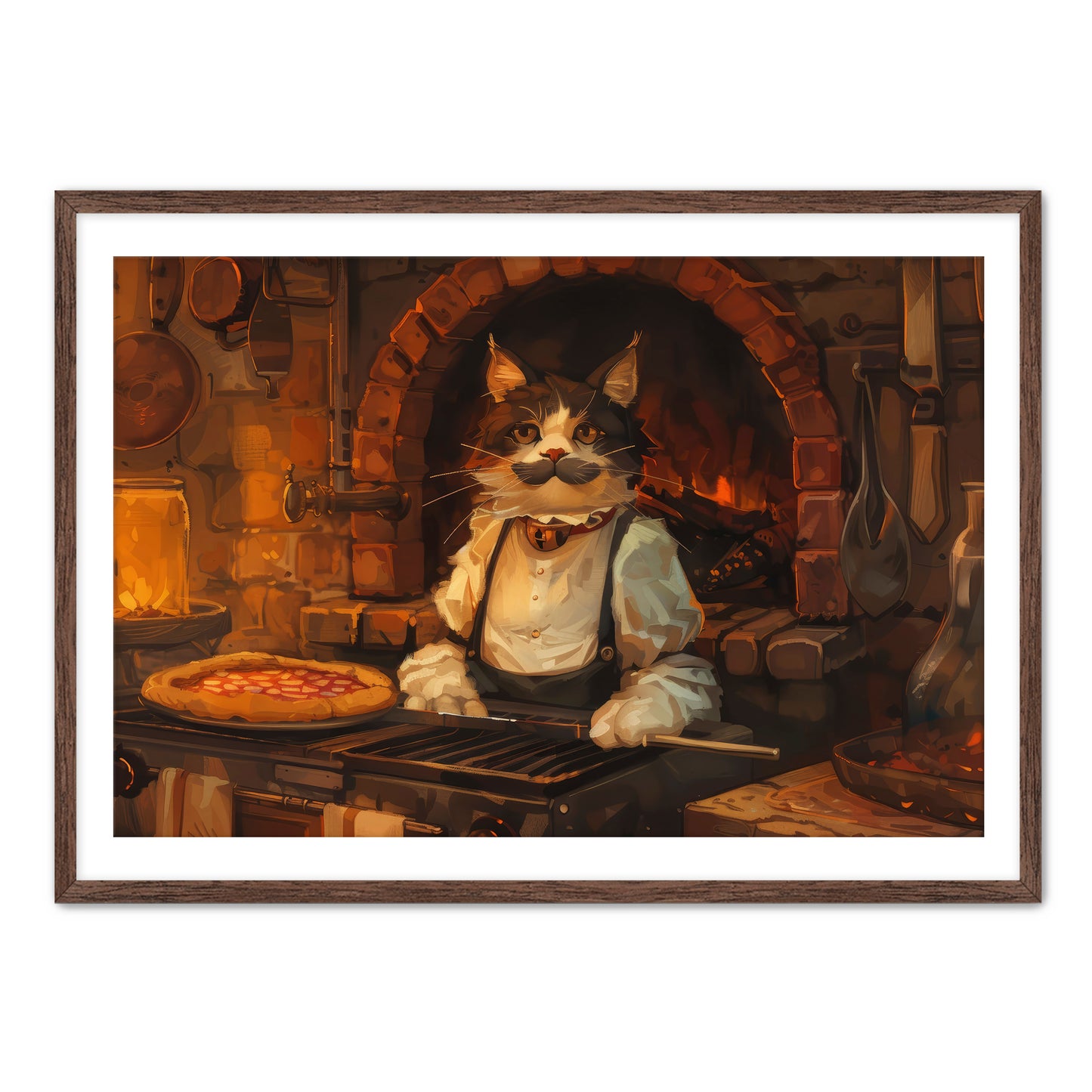 Pizza and Paws Wall Art