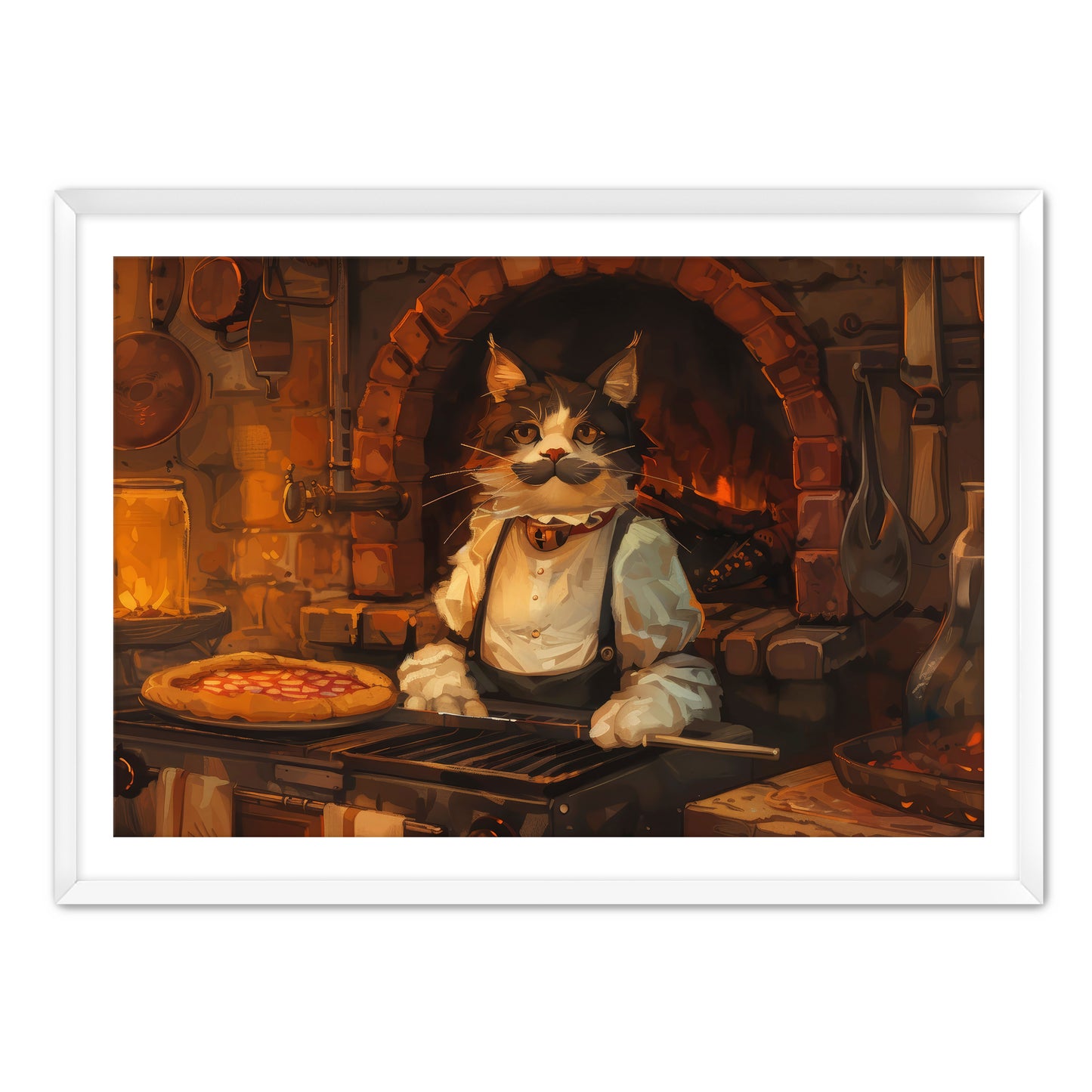 Pizza and Paws Wall Art