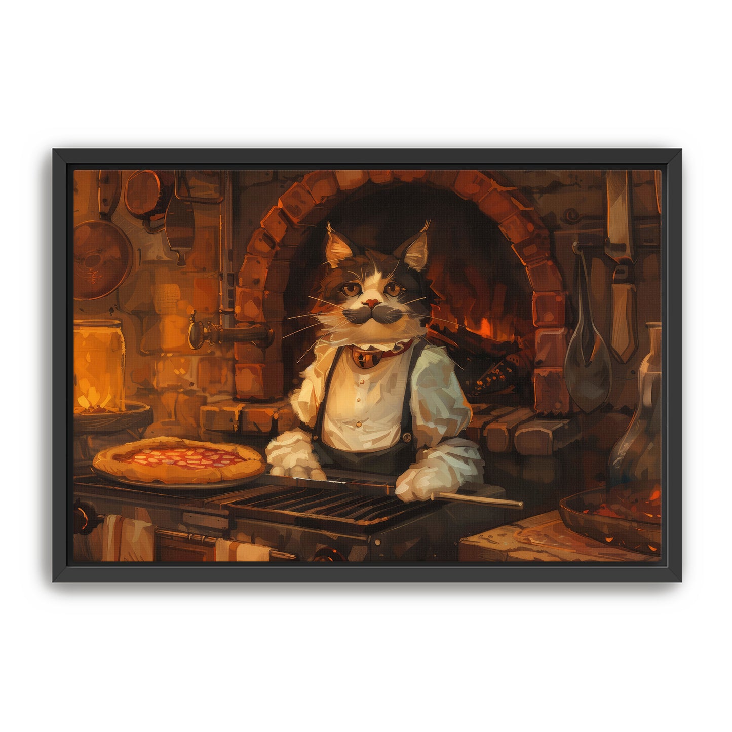 Pizza and Paws Wall Art