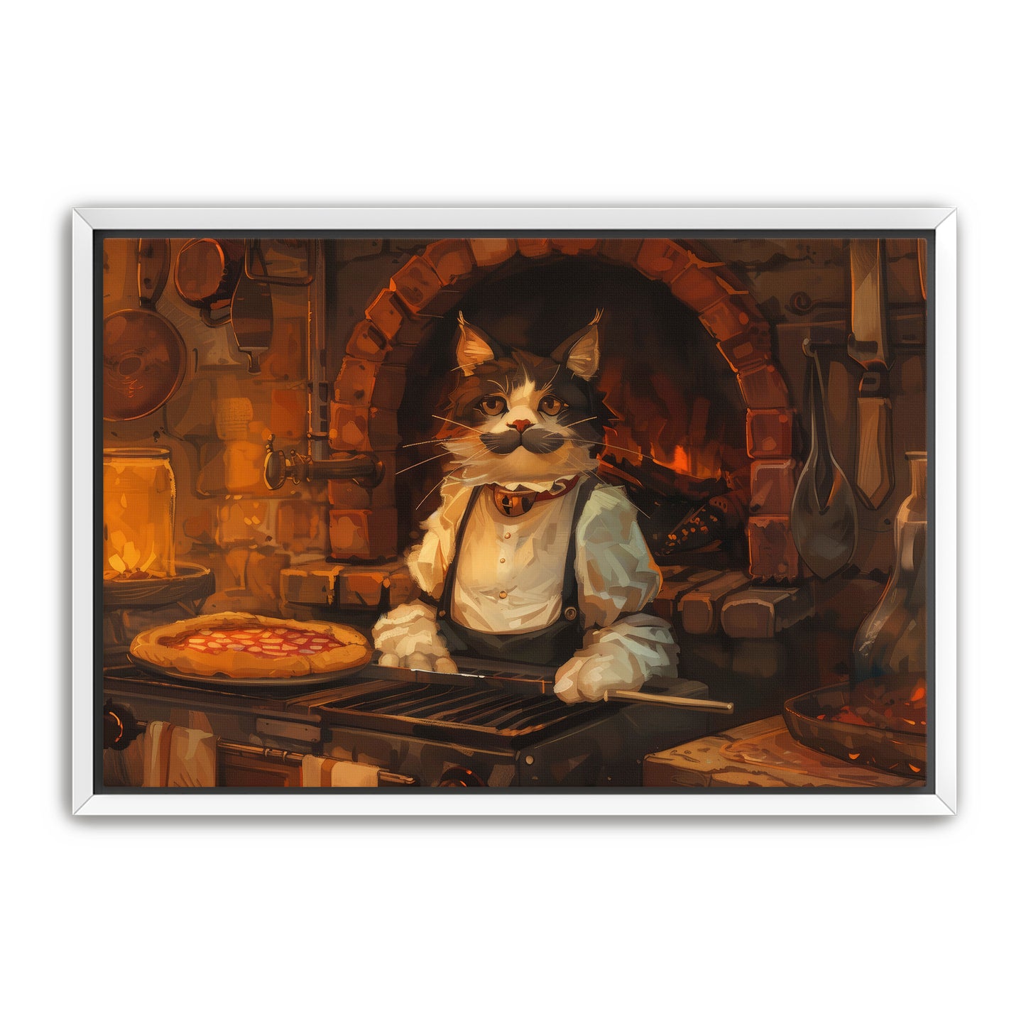 Pizza and Paws Wall Art