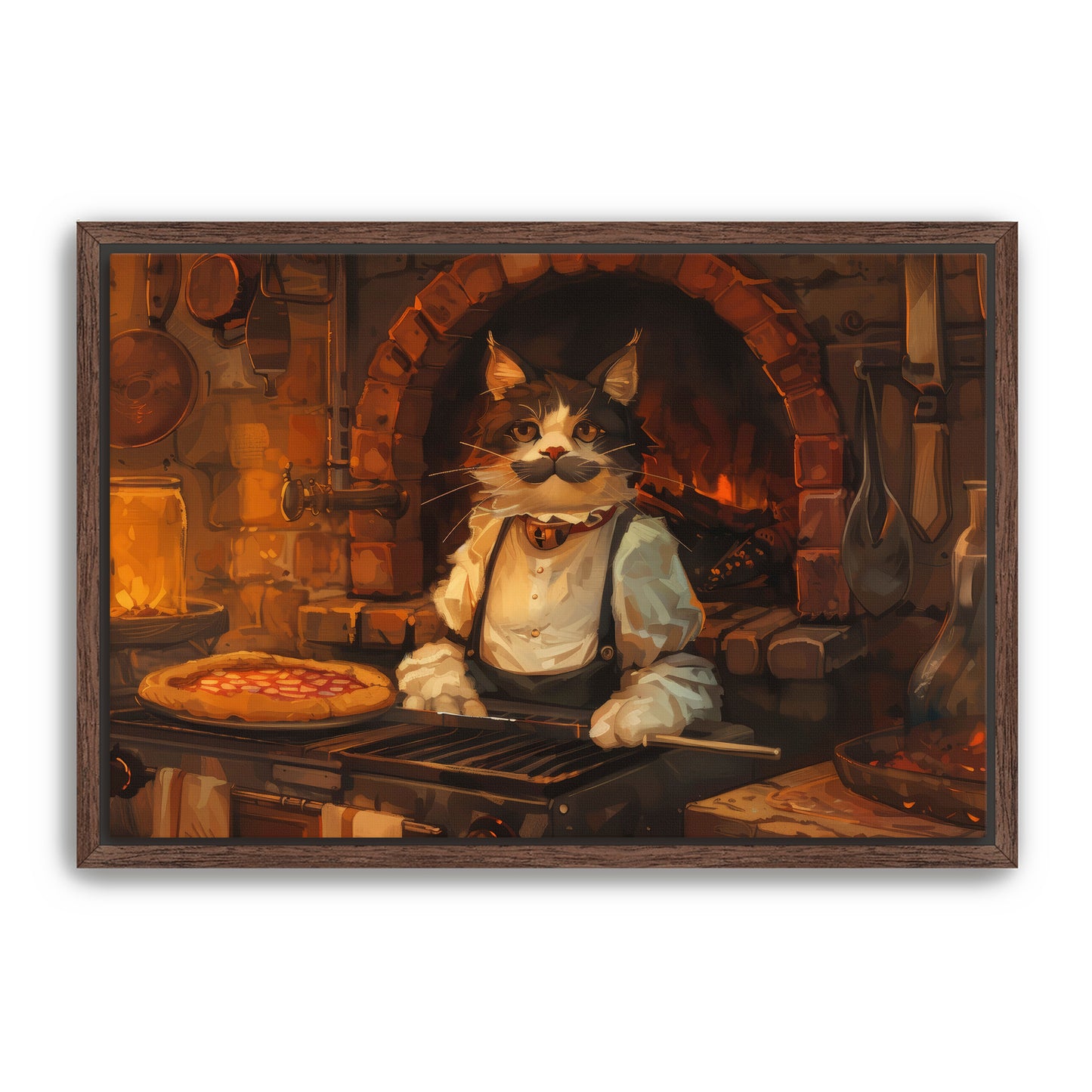 Pizza and Paws Wall Art