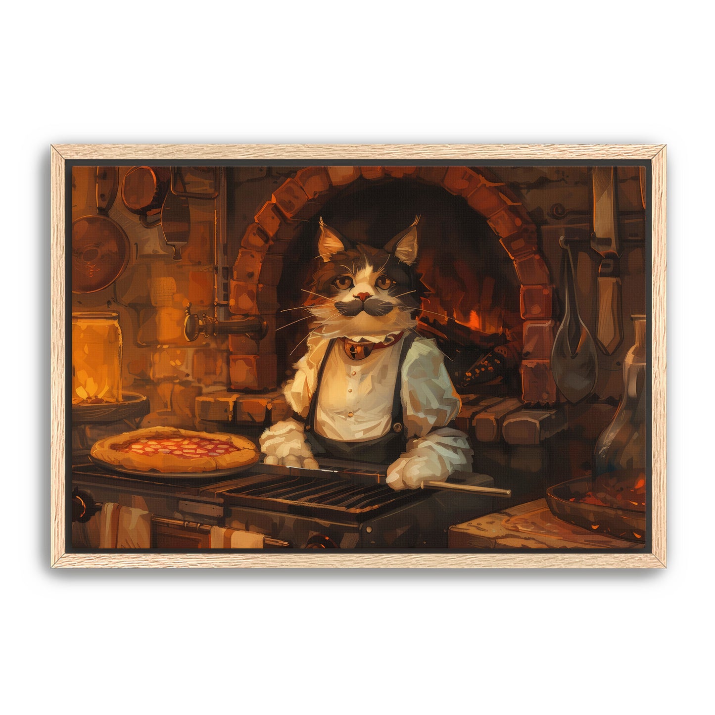 Pizza and Paws Wall Art