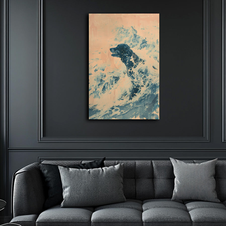 Sea Foam and Wags Wall Art