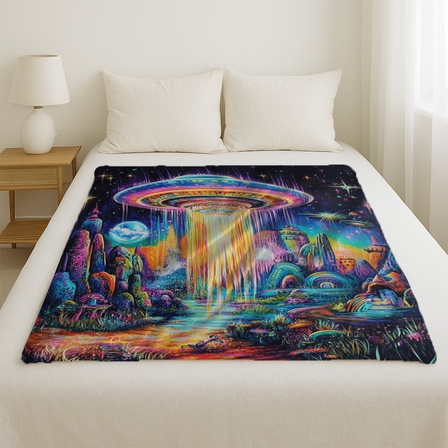 Psychadelic Ufo Blanket