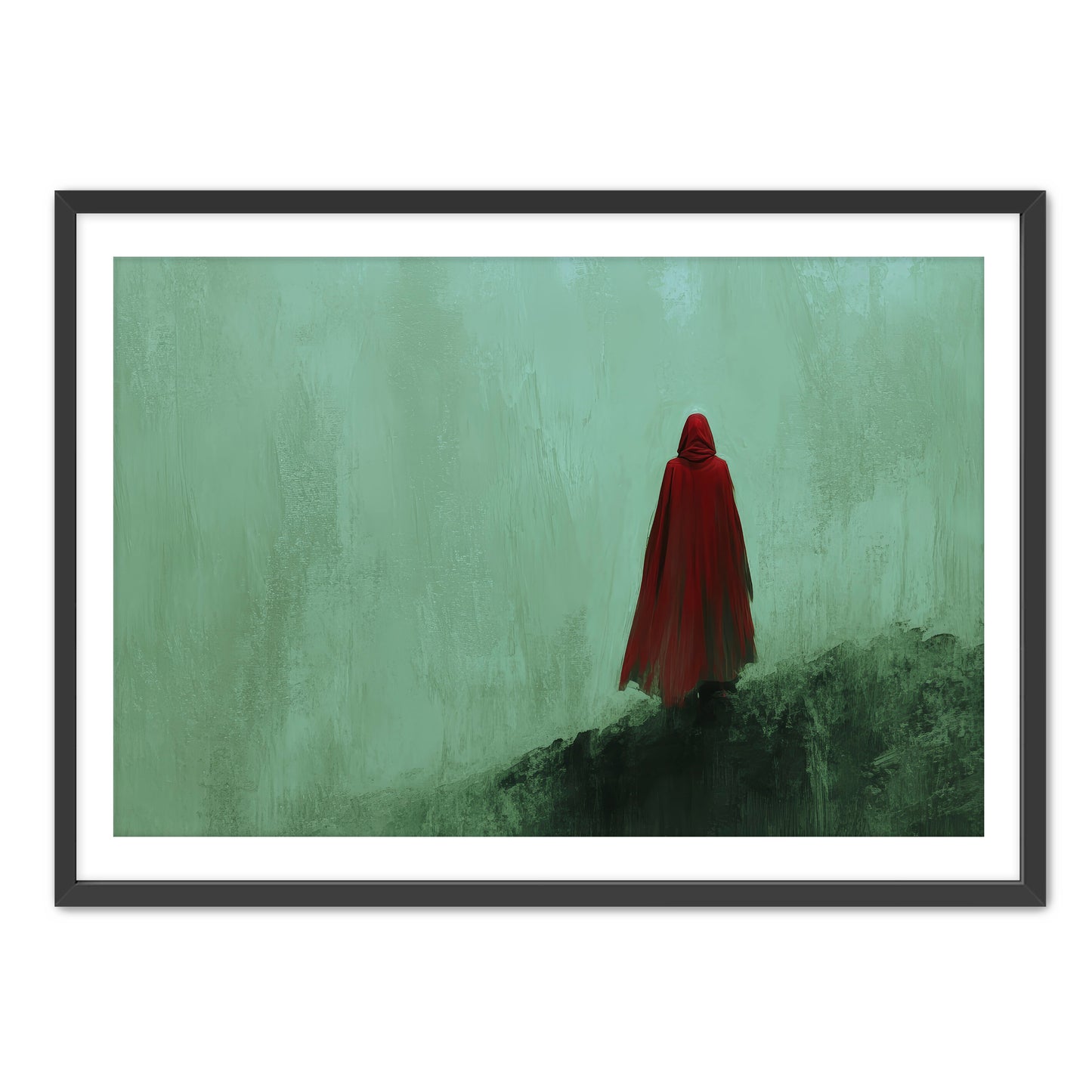 Red Cloak Wall Art