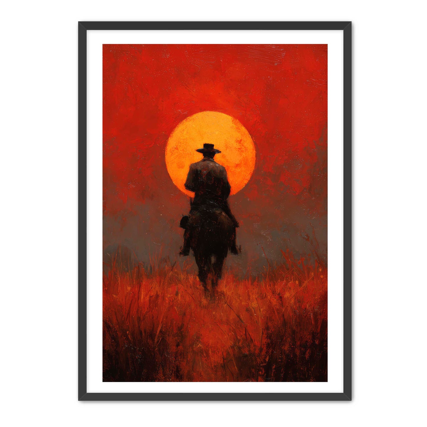 Red Dead Cowboy Wall Art