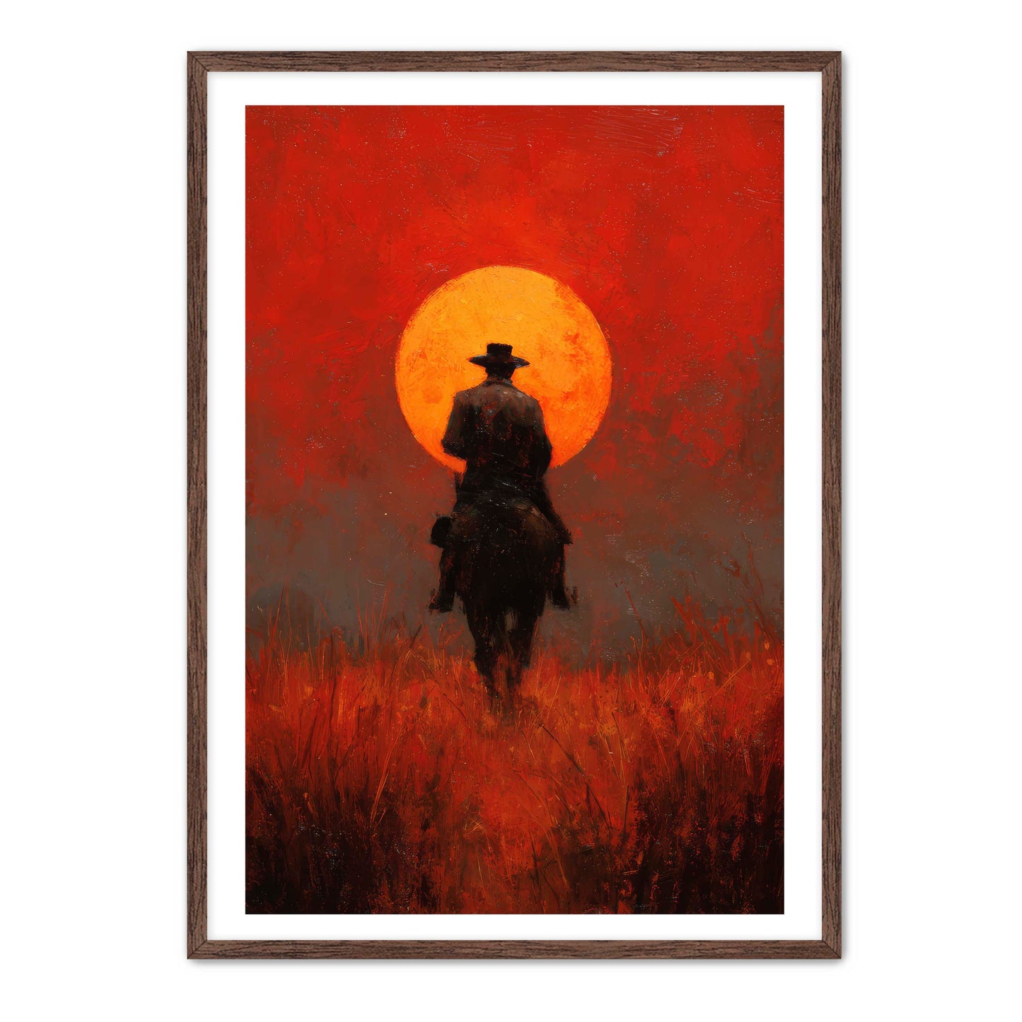 Red Dead Cowboy Wall Art