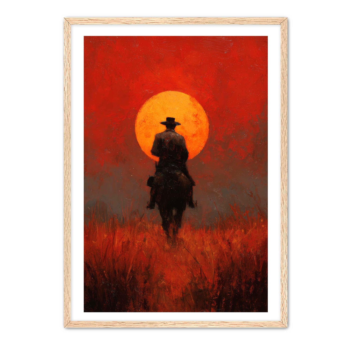 Red Dead Cowboy Wall Art