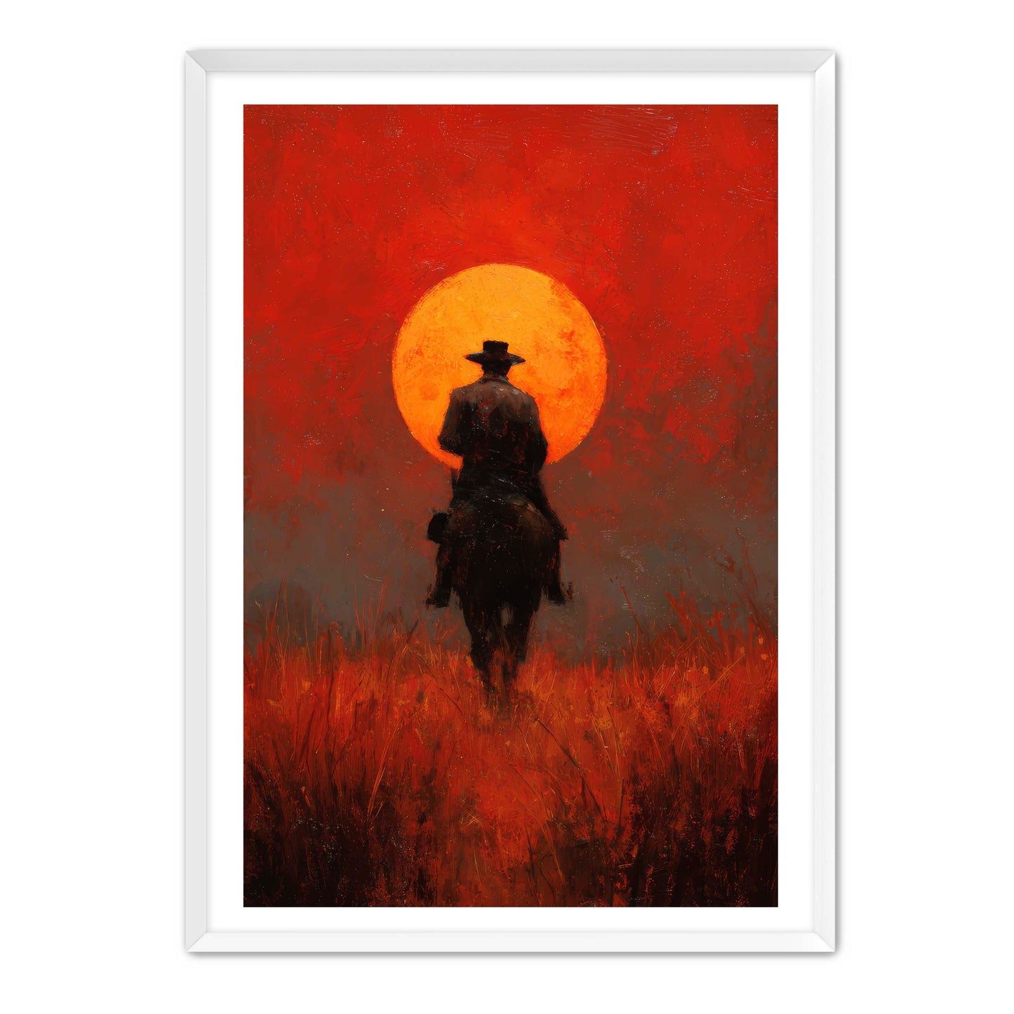 Red Dead Cowboy Wall Art