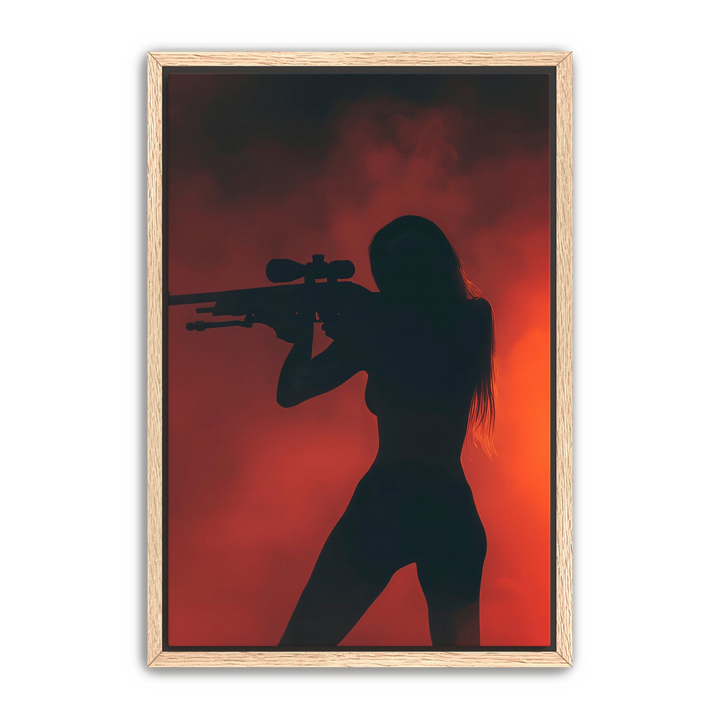 Red Silhouette Aiming