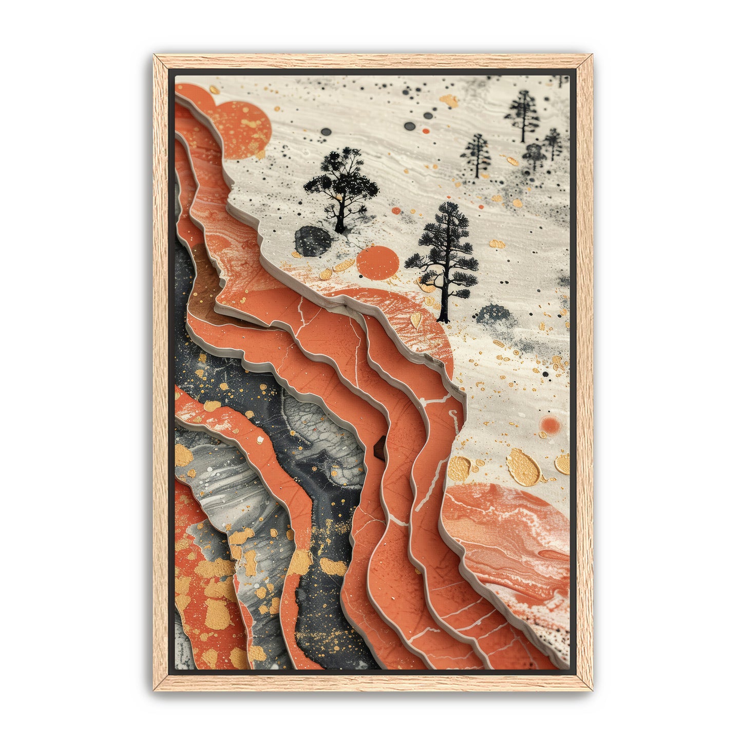 Ridge and Steps Wall Art