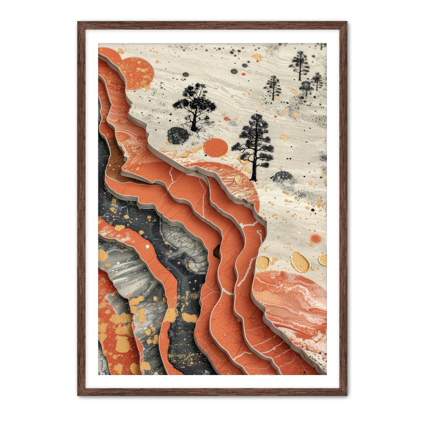 Ridge and Steps Wall Art