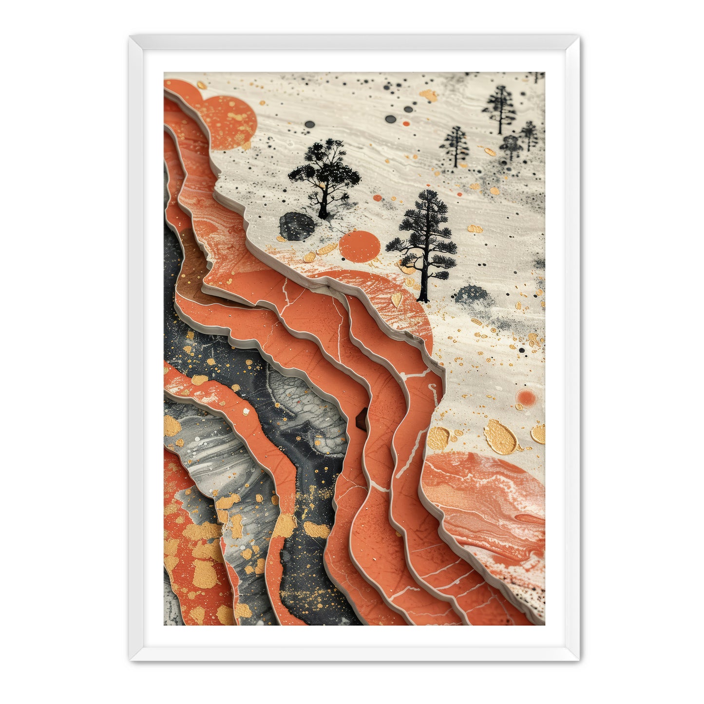 Ridge and Steps Wall Art