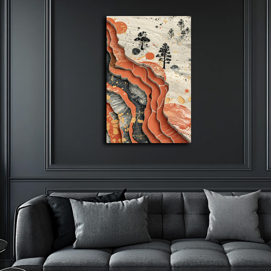 Ridge and Steps Wall Art