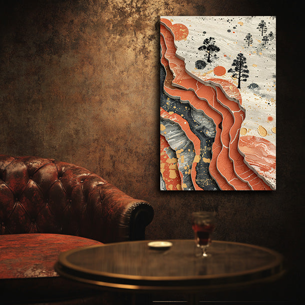 Ridge and Steps Wall Art