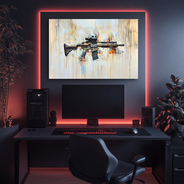 Rifle Drip Wall Art