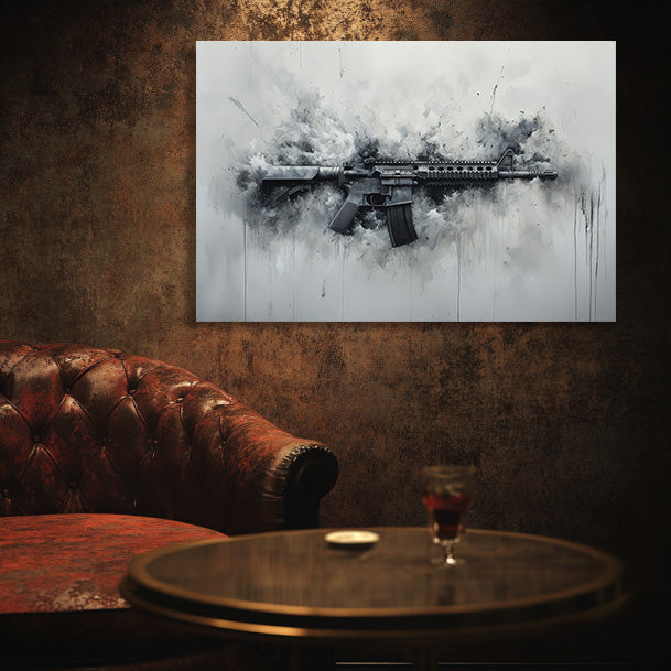 Rifle Storm Wall Art
