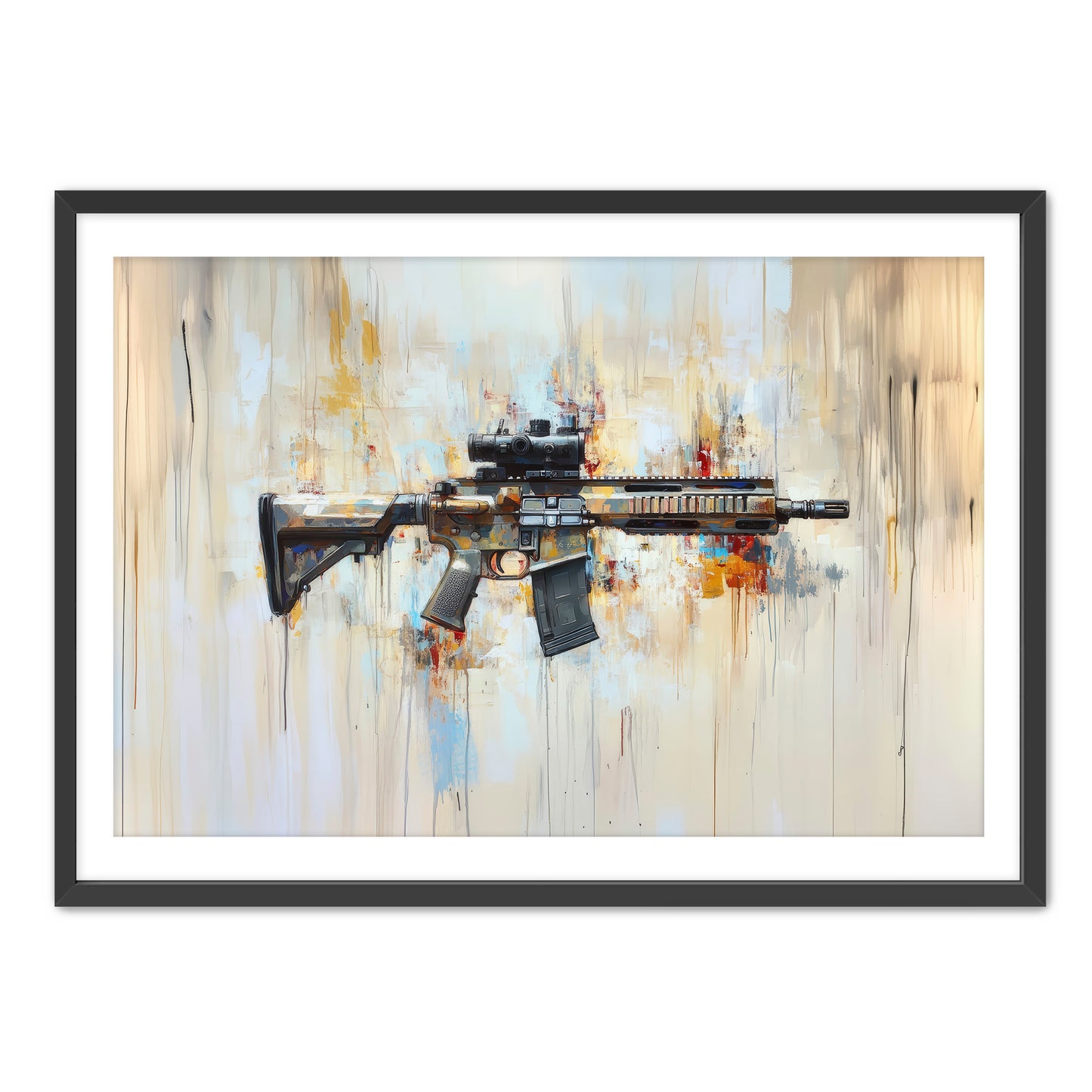 Rifle Drip Wall Art