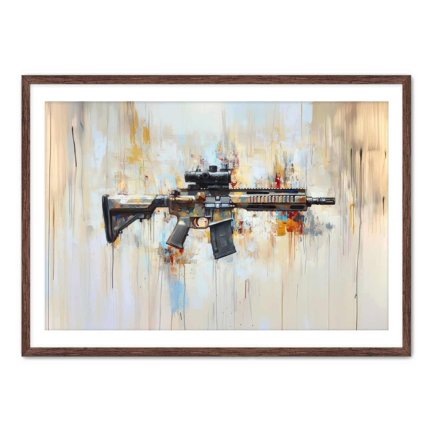 Rifle Drip Wall Art