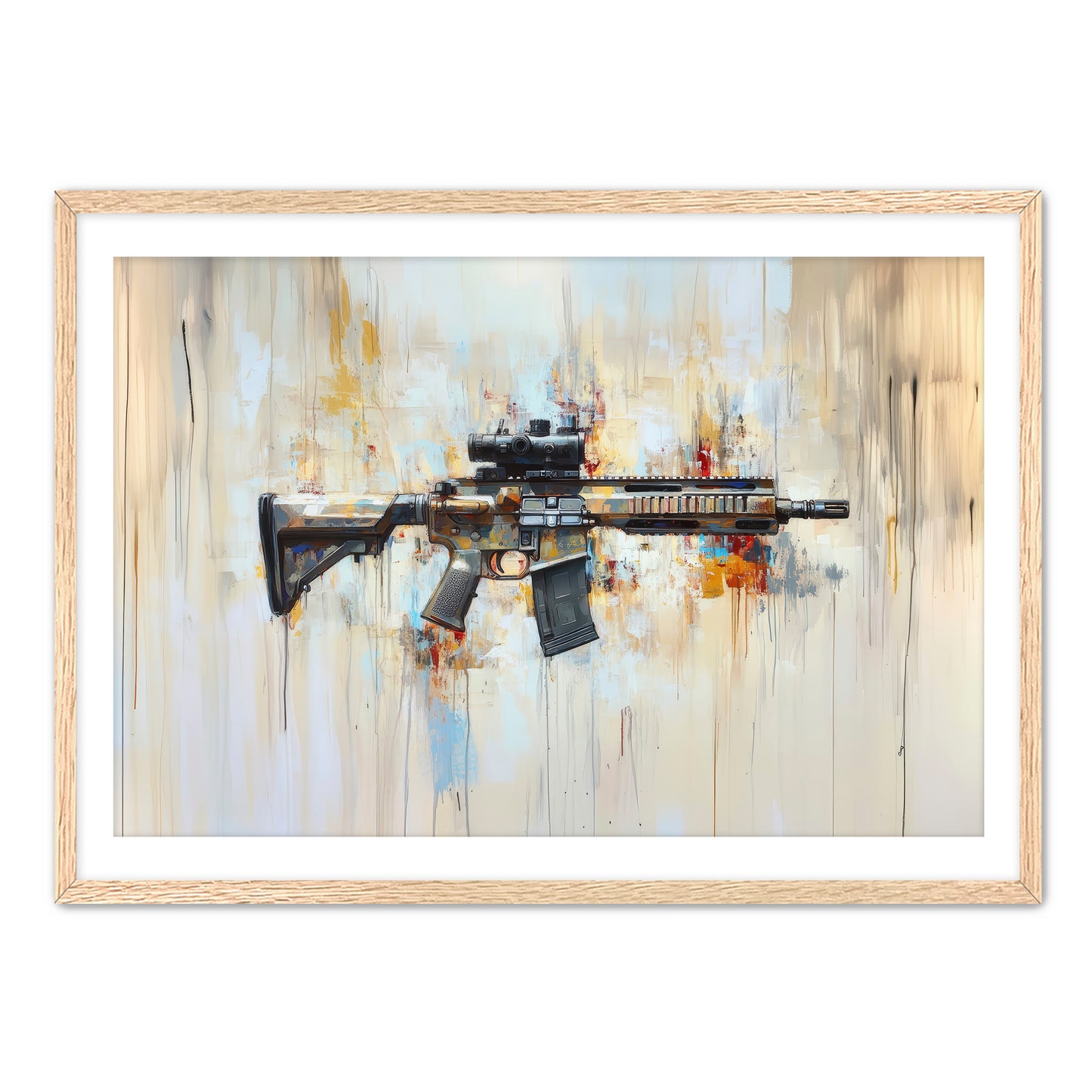 Rifle Drip Wall Art
