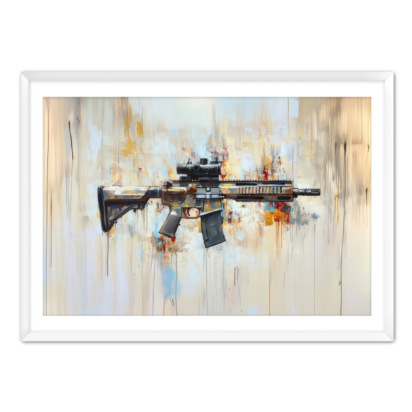 Rifle Drip Wall Art