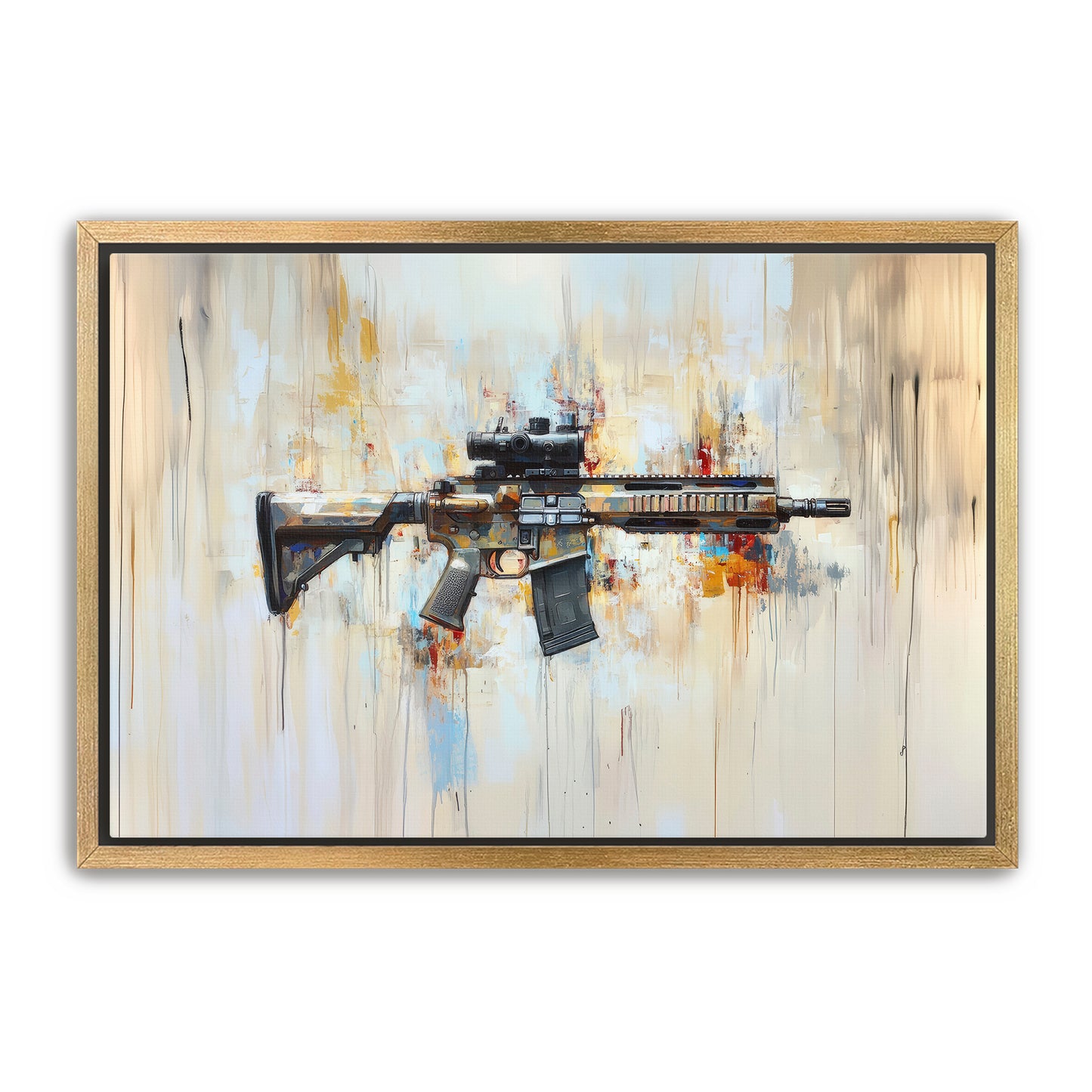 Rifle Drip Wall Art