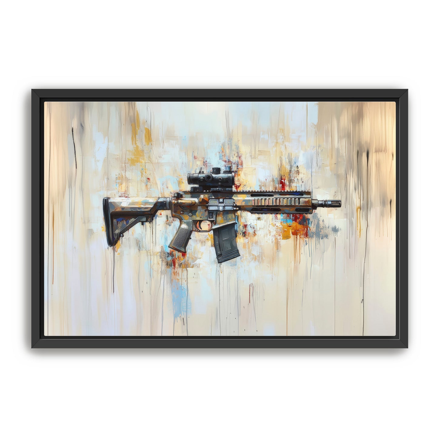 Rifle Drip Wall Art