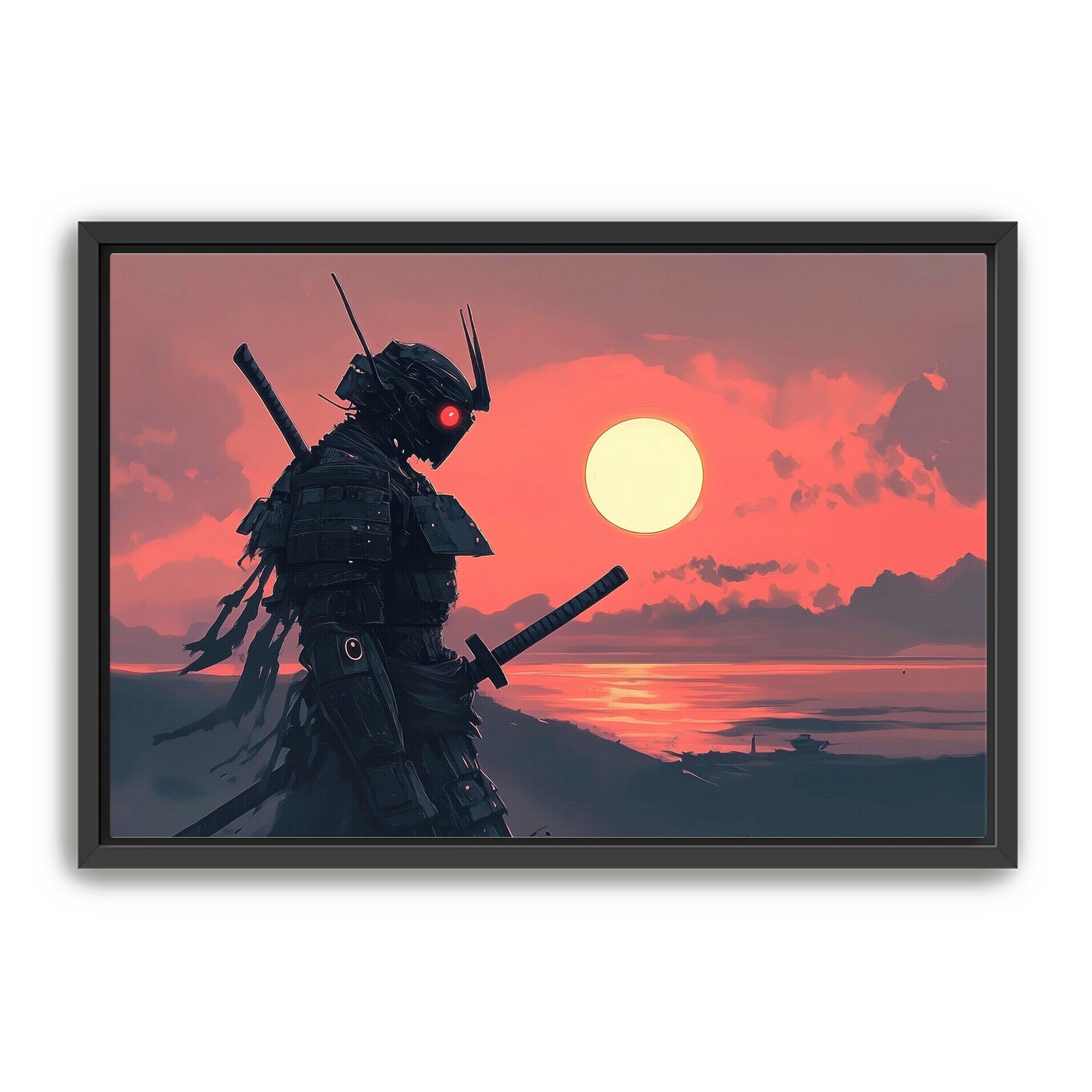 Robot Samurai Wall Art