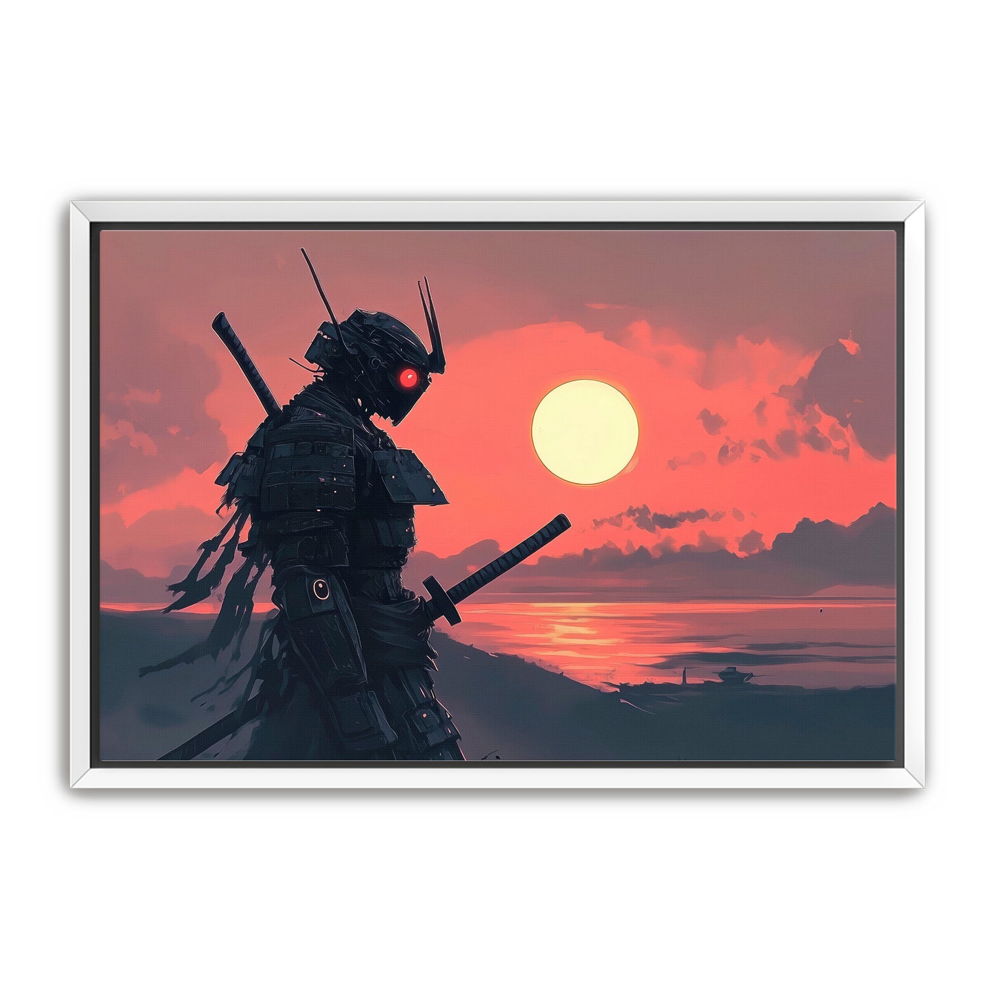 Robot Samurai Wall Art