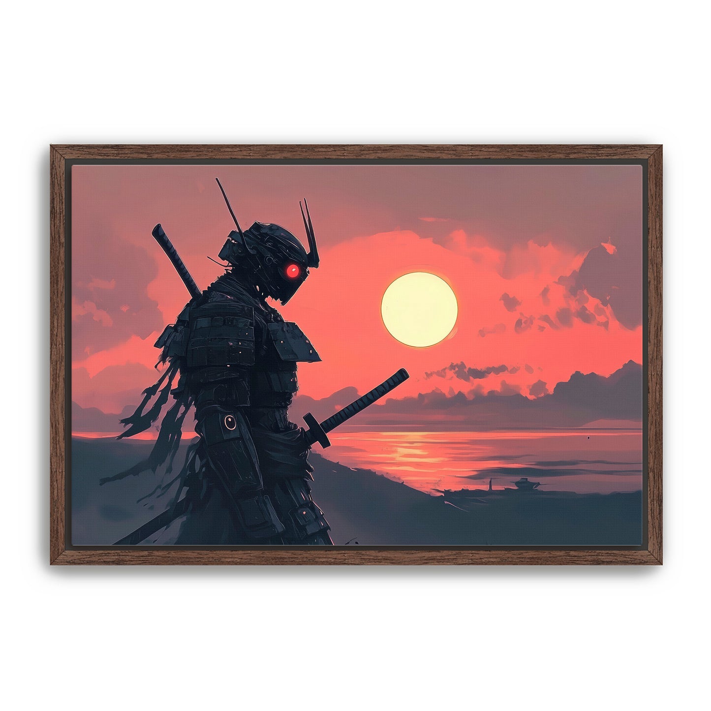 Robot Samurai Wall Art