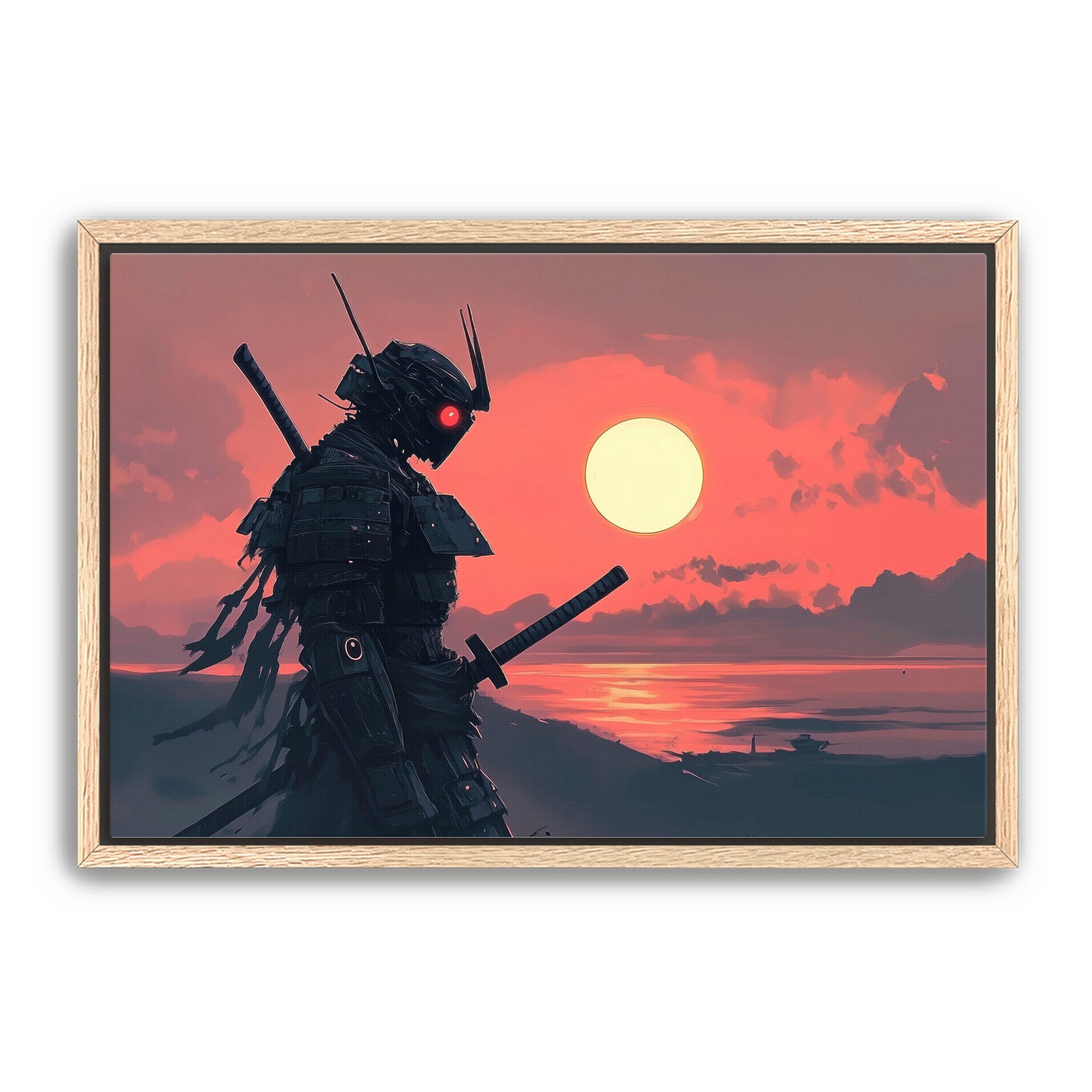 Robot Samurai Wall Art