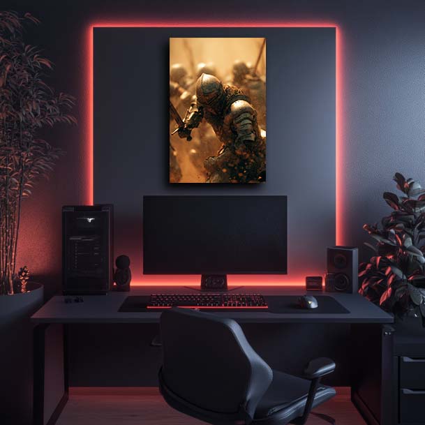 Running Knight Wall Art