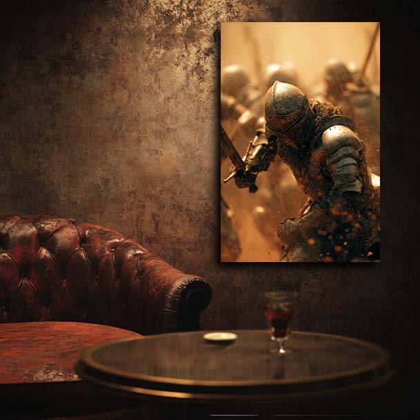 Running Knight Wall Art