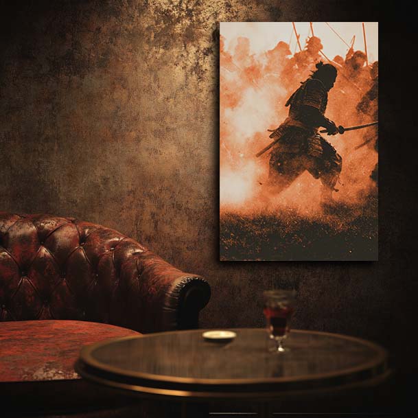 Running Samurai Wall Art