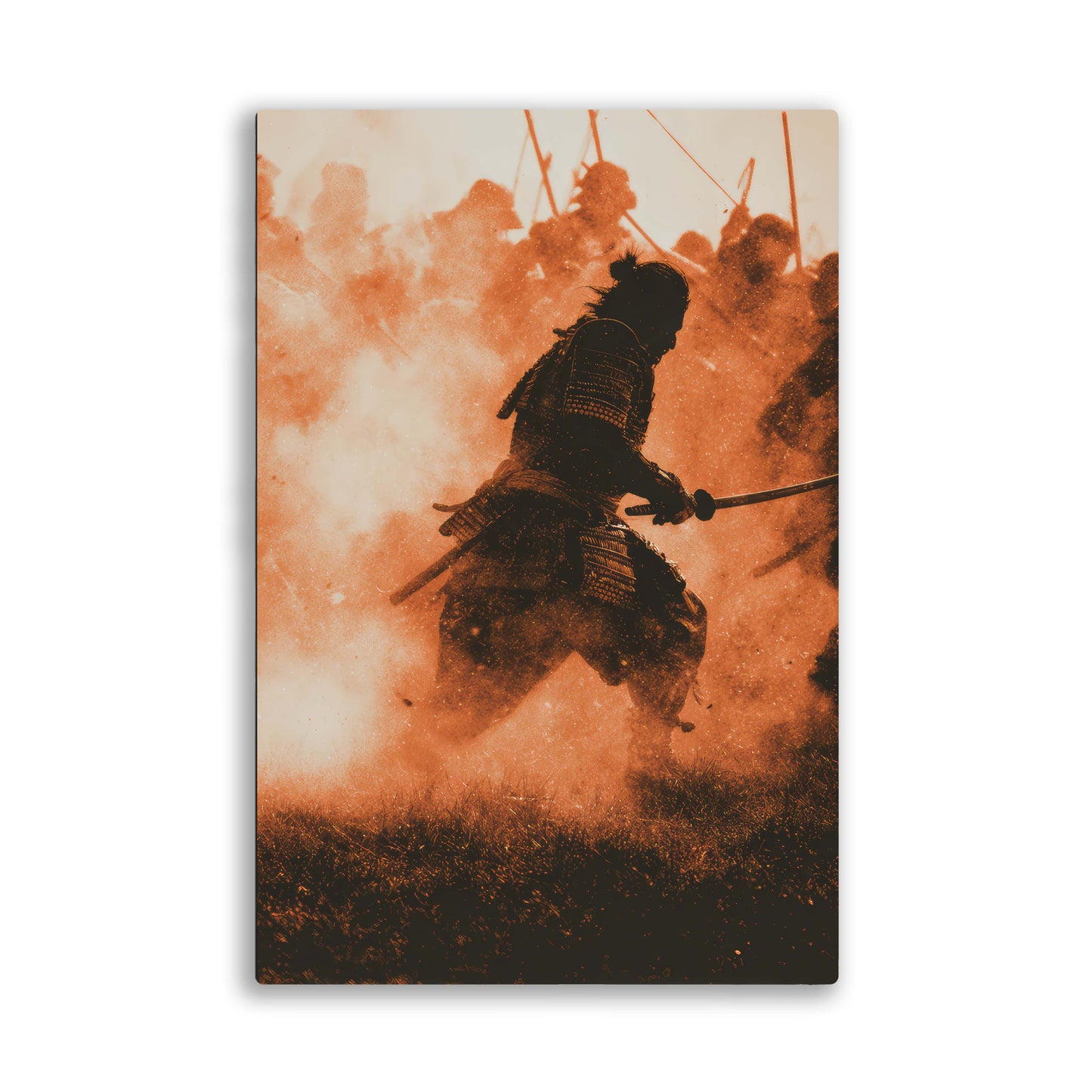 Running Samurai Wall Art