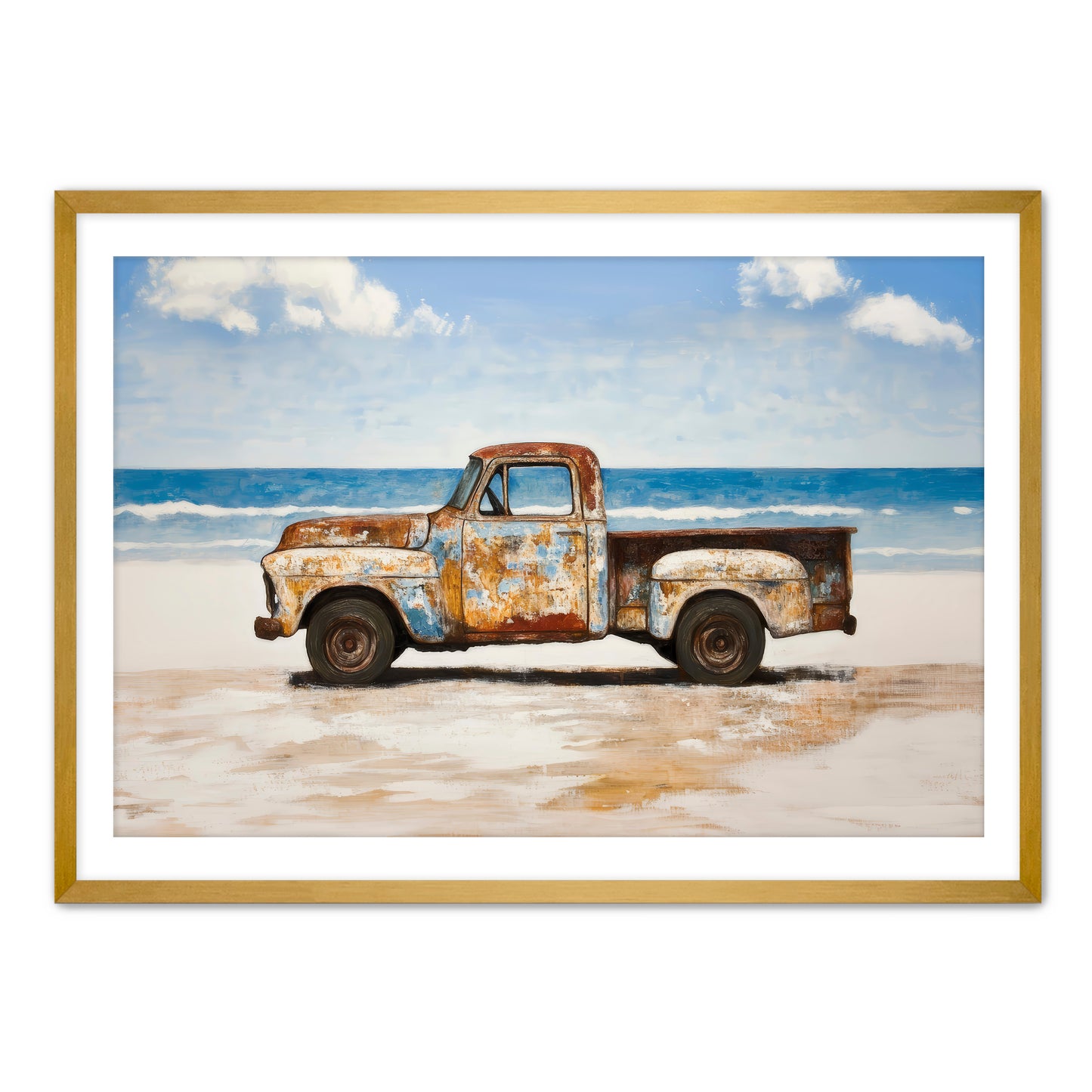 Rusted Pickup Wall Art