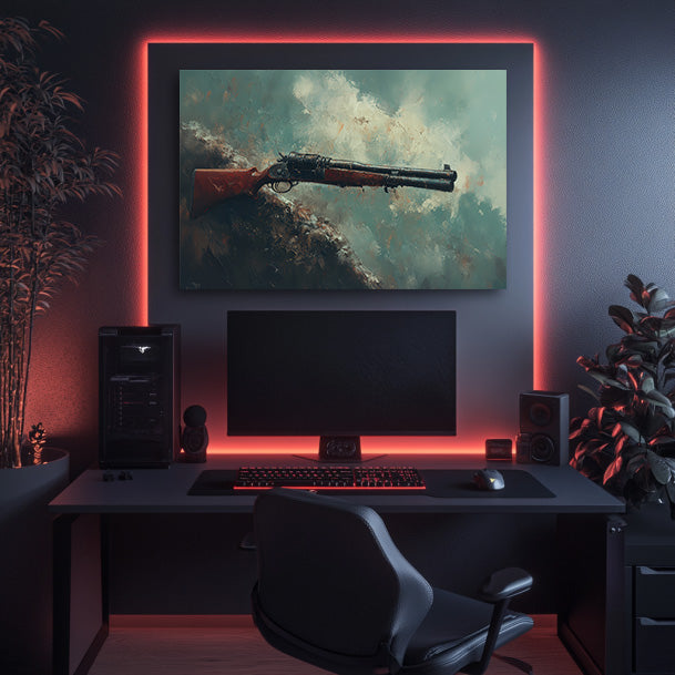 Rustic Shotgun Wall Art