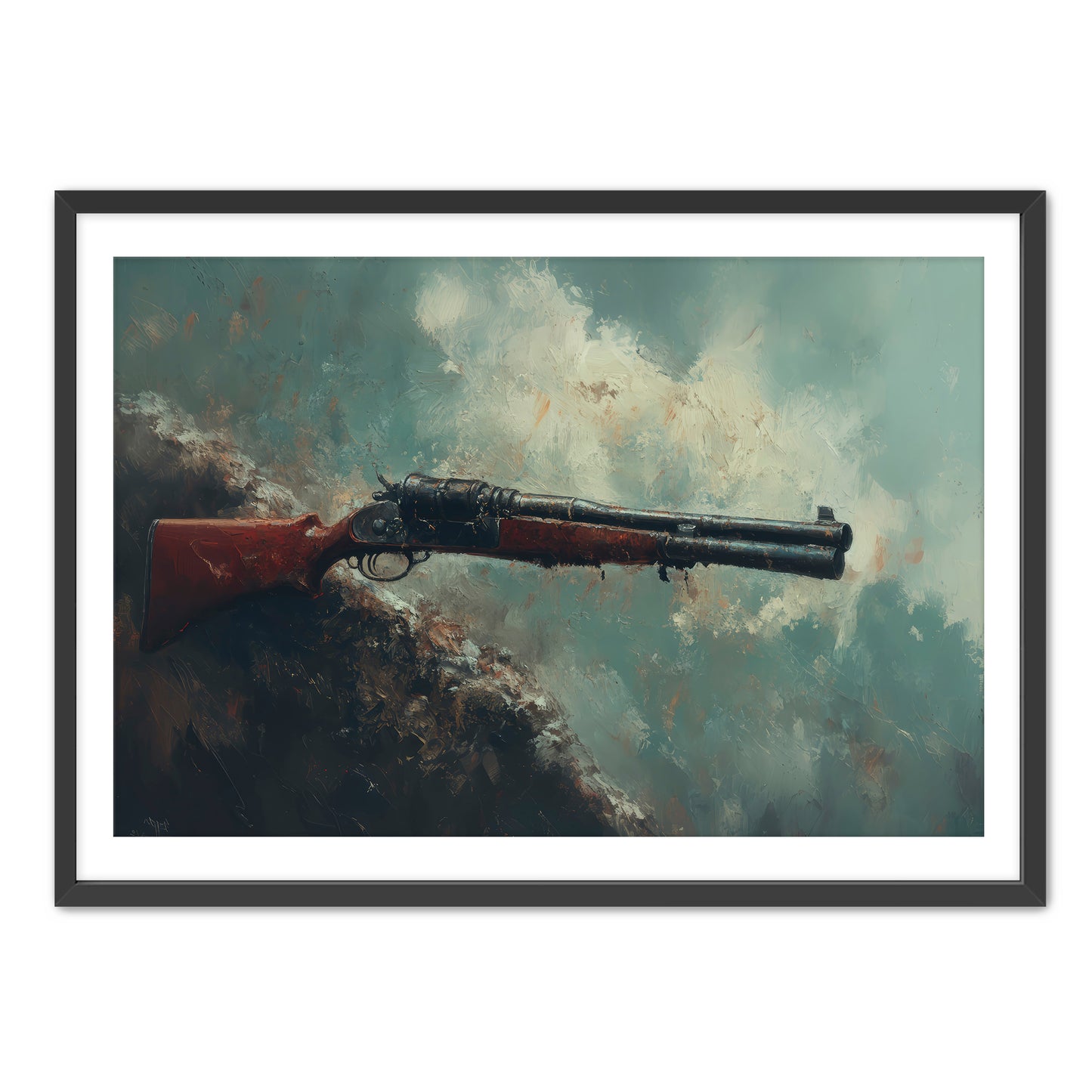 Rustic Shotgun Wall Art