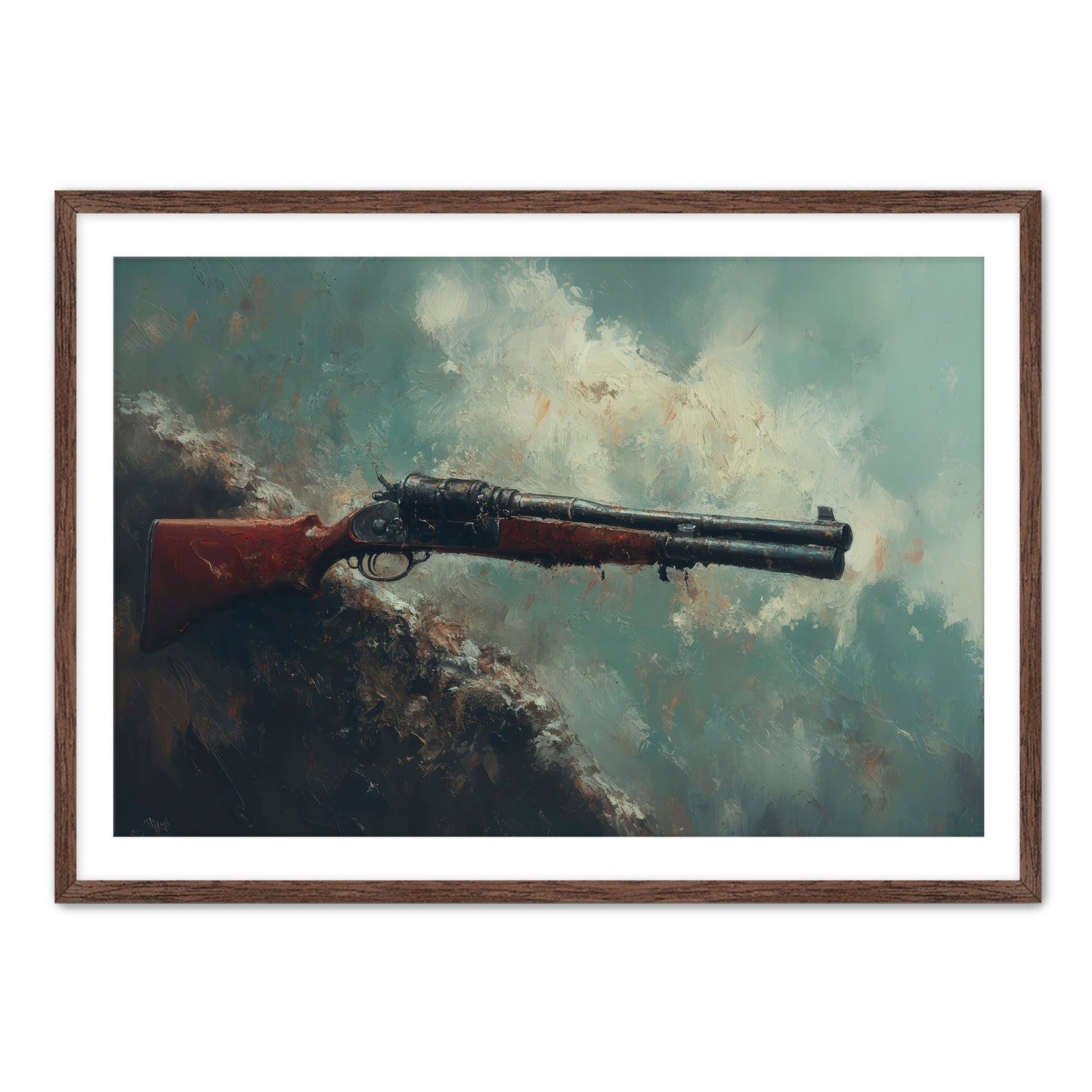 Rustic Shotgun Wall Art