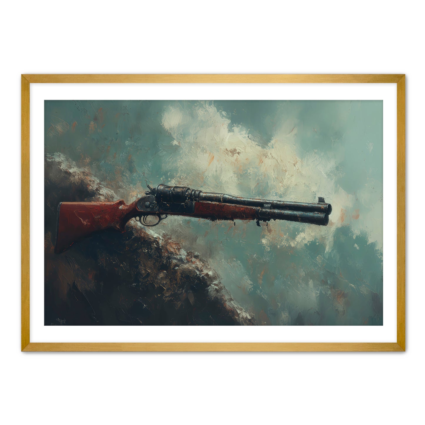 Rustic Shotgun Wall Art