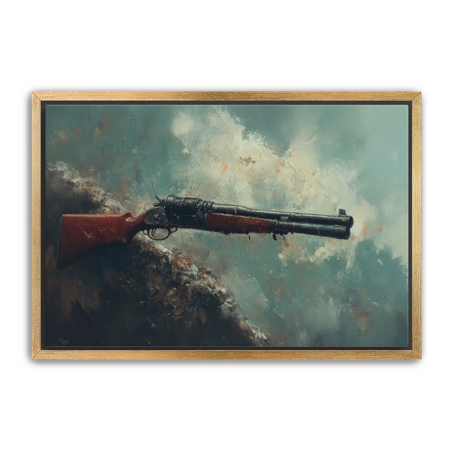 Rustic Shotgun Wall Art