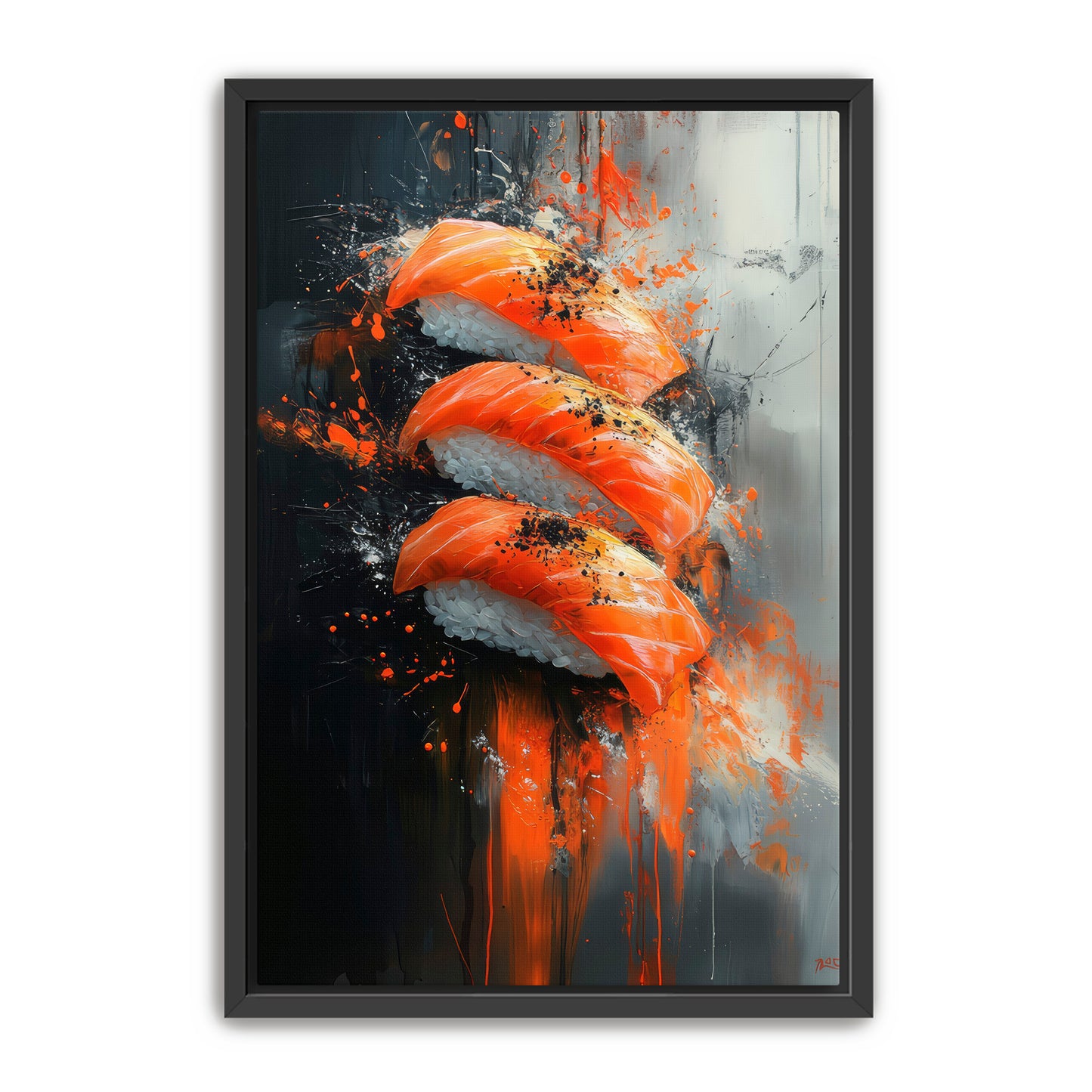 Salmon Trio Wall Art