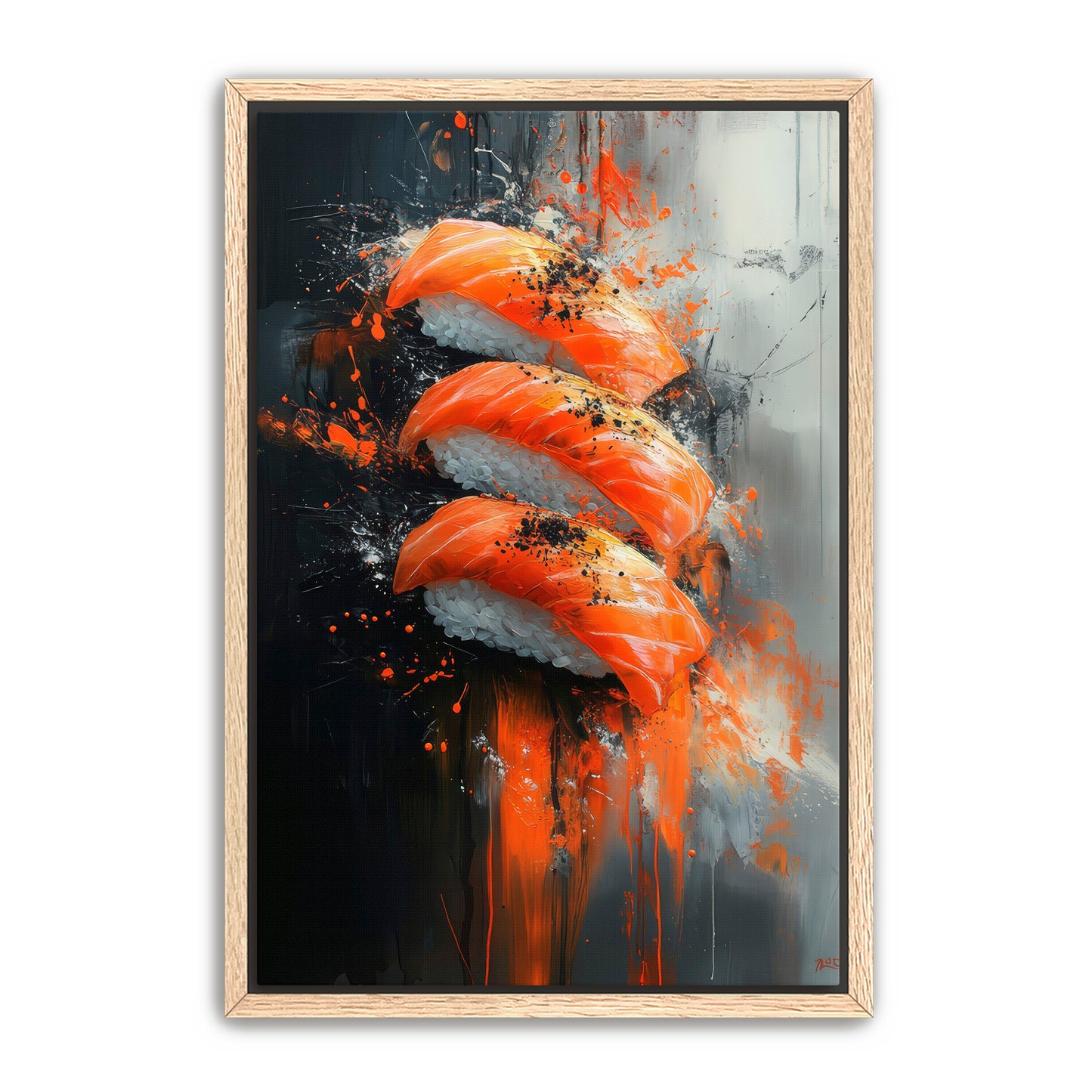 Salmon Trio Wall Art