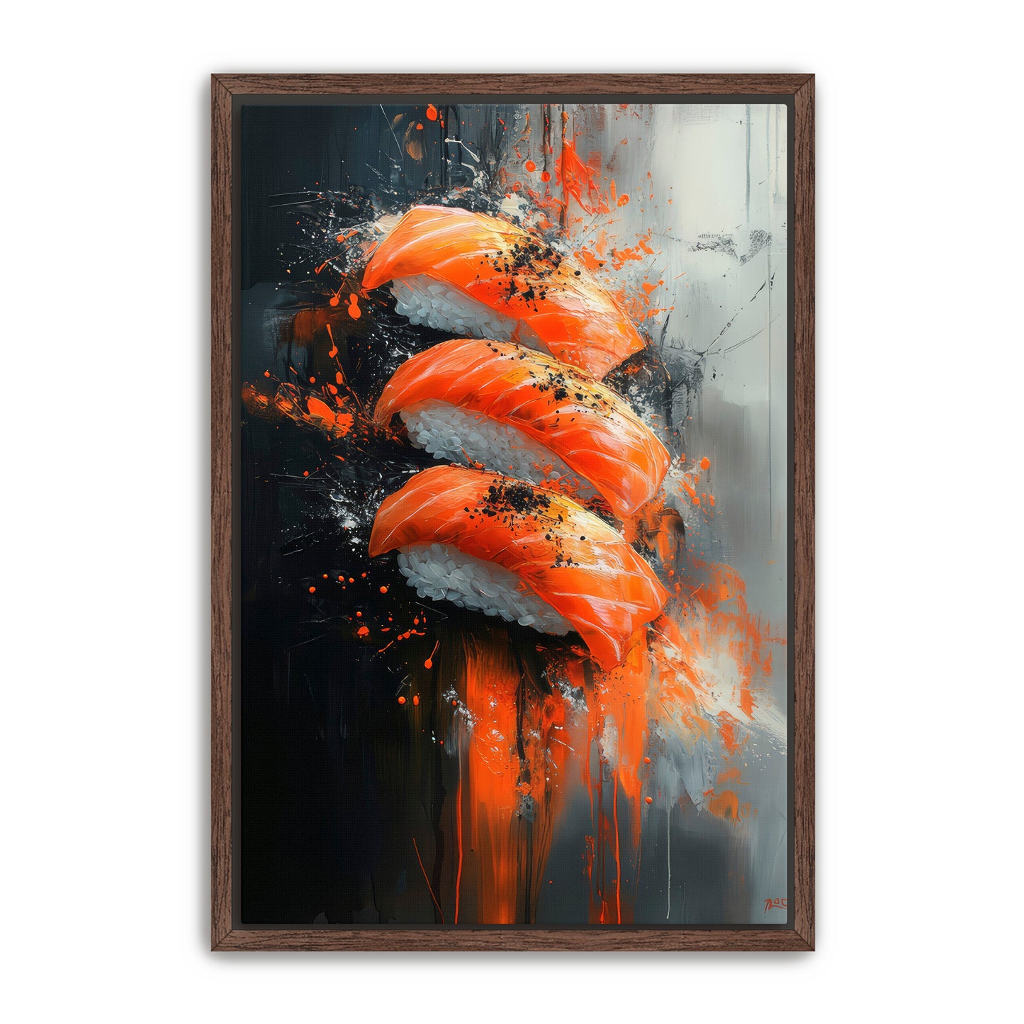 Salmon Trio Wall Art