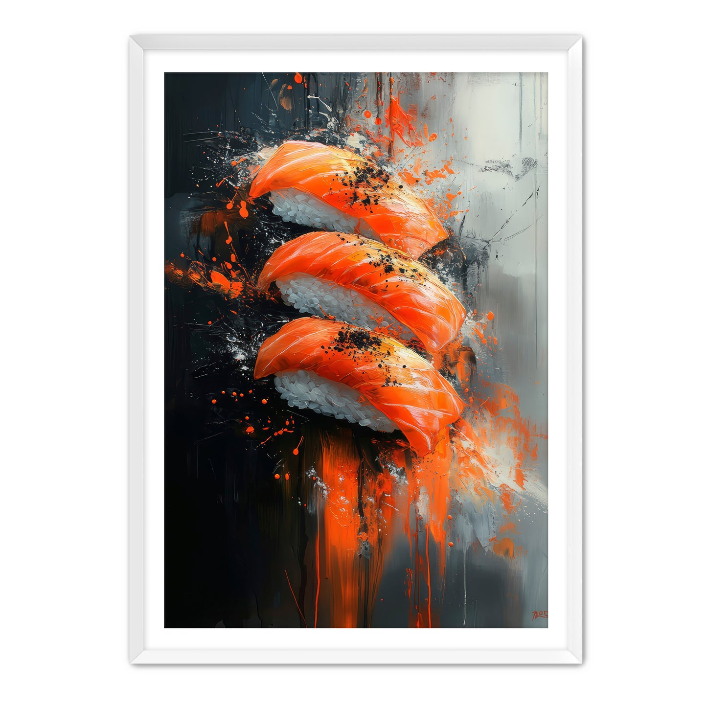 Salmon Trio Wall Art