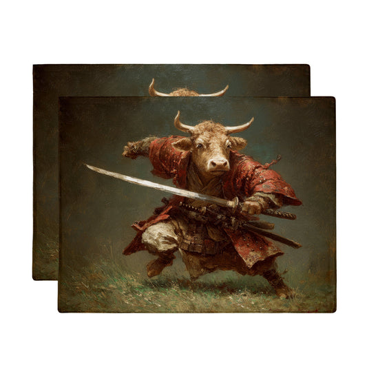 Samurai Cow Placemat